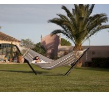 Steely Cappuccino : hamac avec support