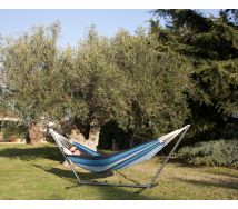 Set Sagay Sablayan Blue Stripe hamac avec support