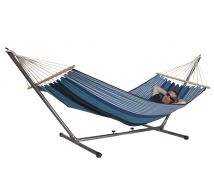 Set Sagay Mansalay  Blue Stripe : hamac avec support