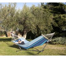 Set Sagay Mansalay  Blue Stripe : hamac avec support