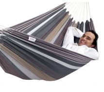 Sagay XL Sablayan Cappuccino : hamac double avec support