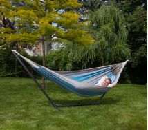 Sagay XL Sablayan Grey Ocean : hamac double avec support