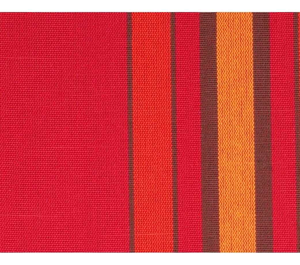 Hamac chaise Madras rouge fabriqué en Colombie